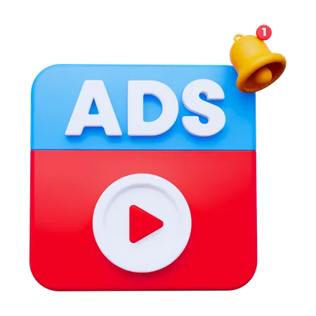 Vidéo d'annonces  3D Icon