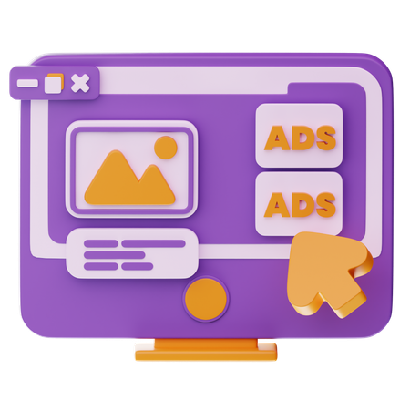 Annonces Web  3D Icon