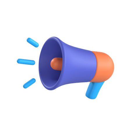 Announcement  3D Icon