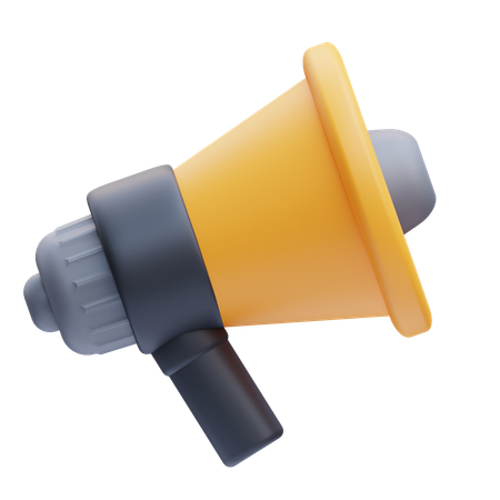 Announcement  3D Icon