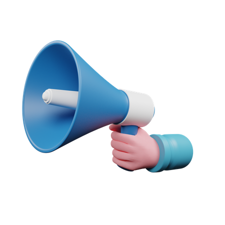 Announcement  3D Icon
