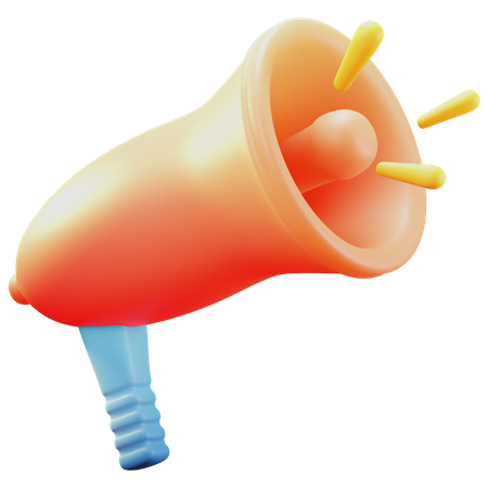 Announcement  3D Icon