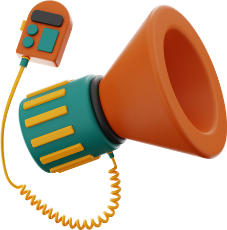 Announcement  3D Icon