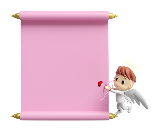 Announcement Roll  3D Icon