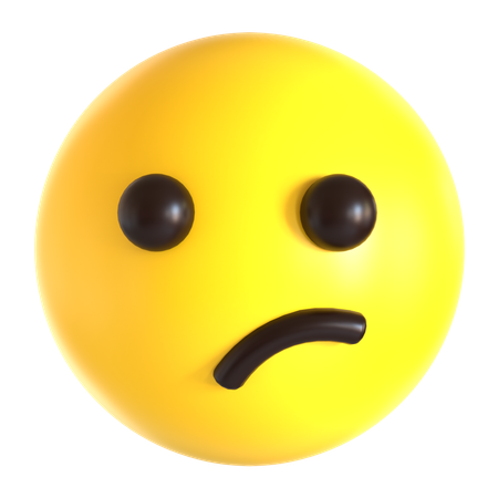 Annoyed emoji  3D Icon