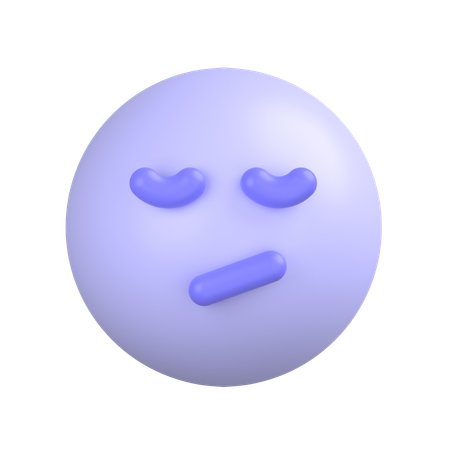 Annoyed Face  3D Icon