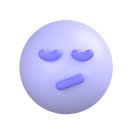 Annoyed Face  3D Icon