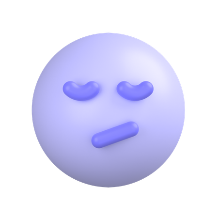 Annoyed Face  3D Icon