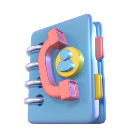 Annuaire  3D Icon