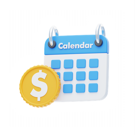 Annual income  3D Icon