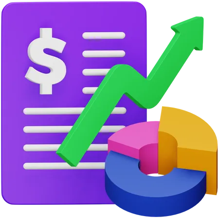 Annual Report  3D Icon