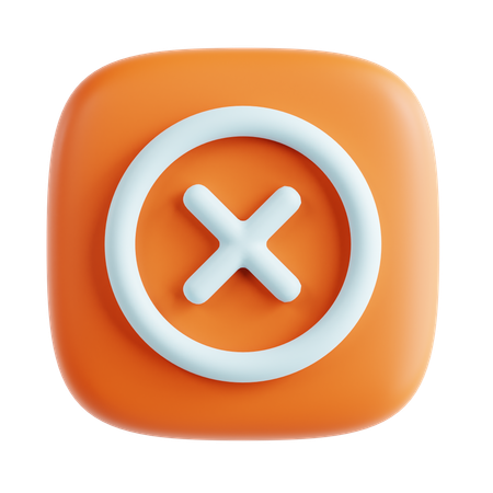 Annuler  3D Icon