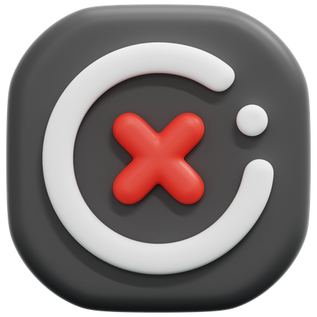 Annuler  3D Icon