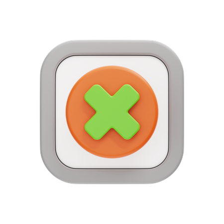 Annuler  3D Icon