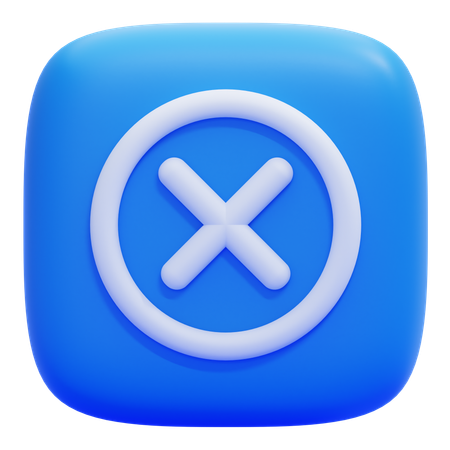 Annuler  3D Icon