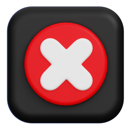 Annuler  3D Icon