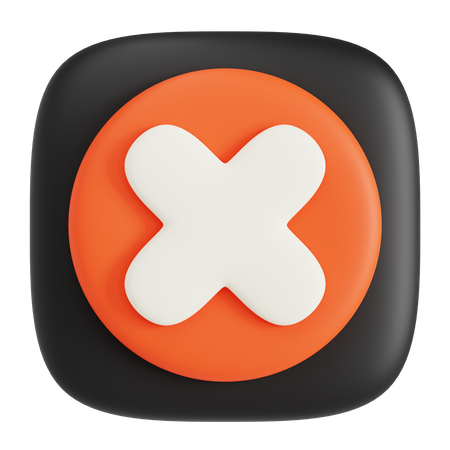 Annuler  3D Icon
