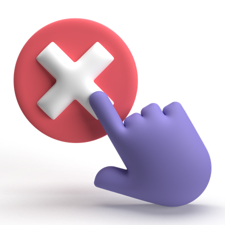 Annuler  3D Icon