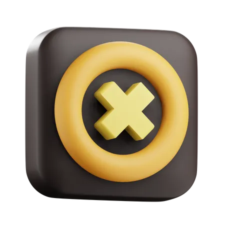 Annuler  3D Icon