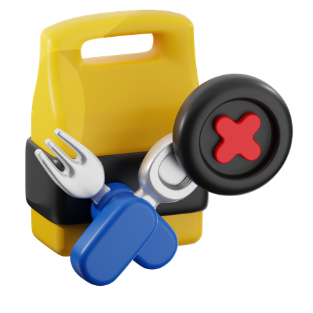 Annuler la commande de nourriture  3D Icon