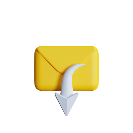 Annuler le courrier  3D Icon