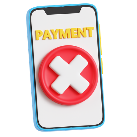 Annuler le paiement  3D Icon