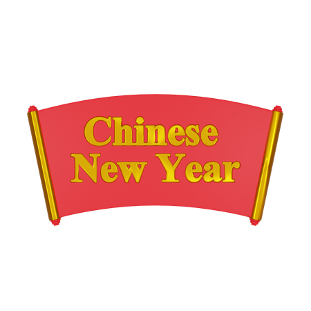 Año Nuevo Chino  3D Icon