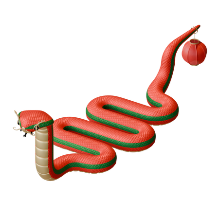 Año nuevo chino de la serpiente  3D Icon