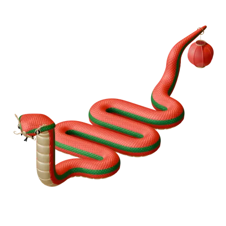 Año nuevo chino de la serpiente  3D Icon