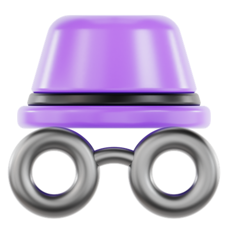 Incógnito  3D Icon