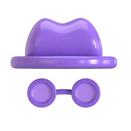 Incógnito  3D Icon