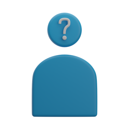 Anonyme Identität  3D Icon