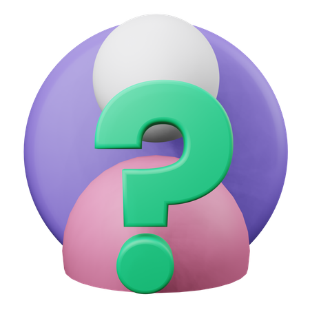 Anonyme Identität  3D Icon