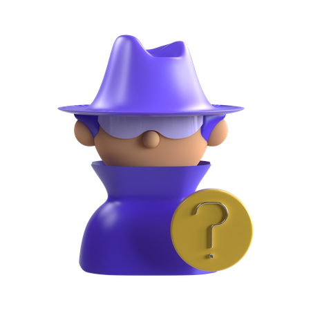 Anonymity  3D Illustration