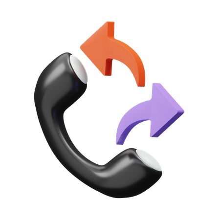 Anruf  3D Icon