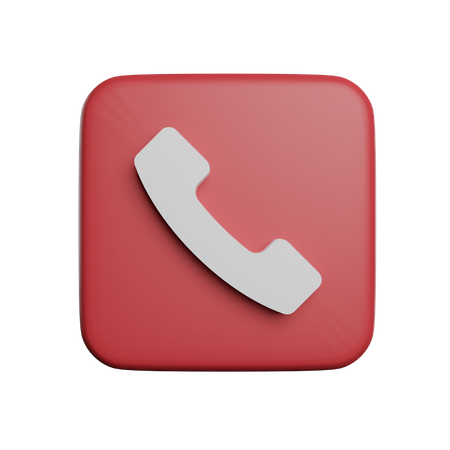 Anruf ablehnen  3D Icon