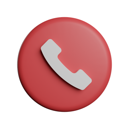 Anruf ablehnen  3D Icon