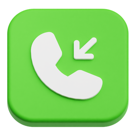 Anruf annehmen  3D Icon