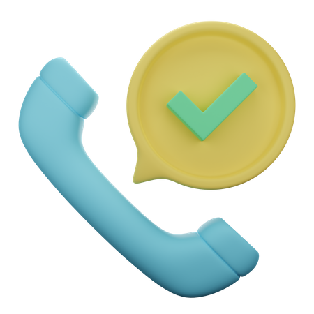 Anruf annehmen  3D Icon