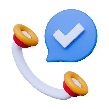 Anruf annehmen  3D Icon