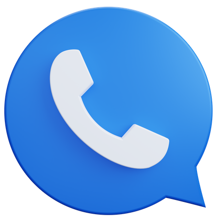 Anruf-Chat  3D Icon