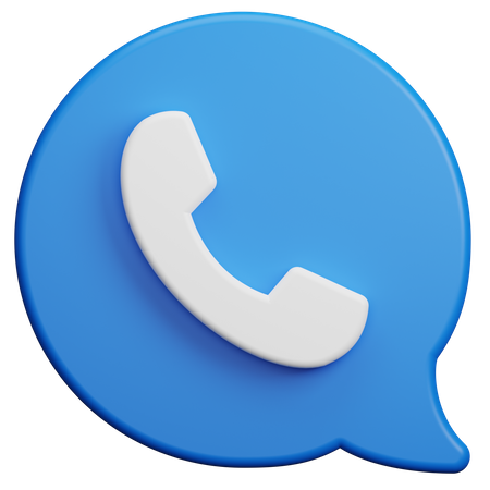 Anruf-Chat  3D Icon