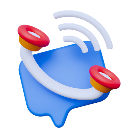Anruf klingeln  3D Icon