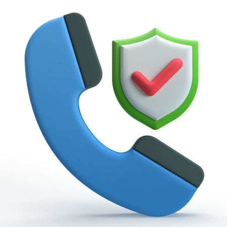Anrufsicherheit  3D Icon