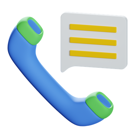 Anruf-Support  3D Icon