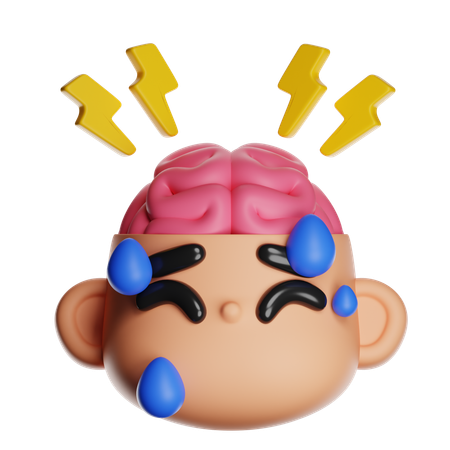 Ansiedad Salud Mental  3D Icon
