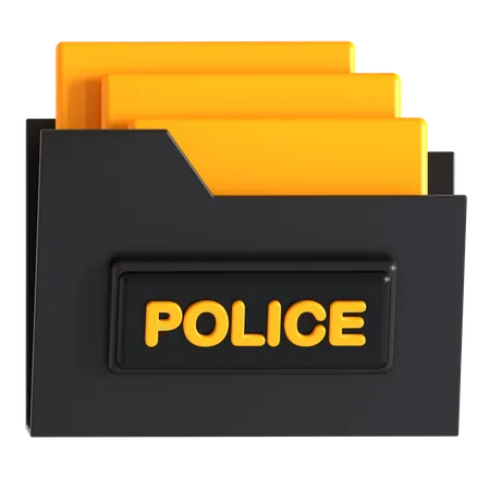 Antecedentes policiales  3D Icon