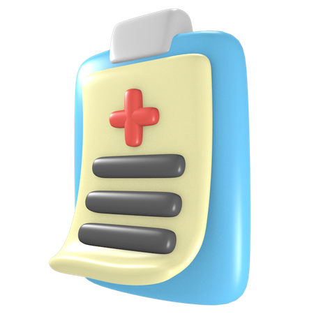Antécédents médicaux  3D Icon