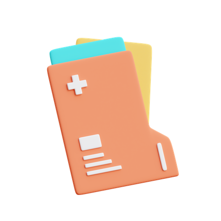 Antécédents médicaux  3D Icon