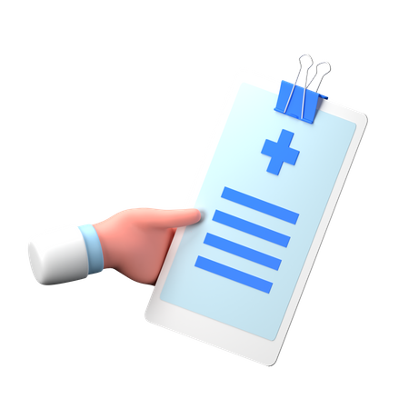 Antécédents médicaux  3D Icon